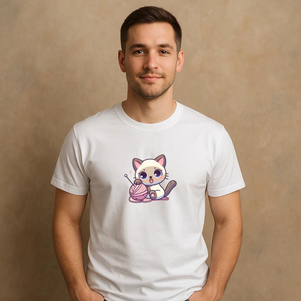 Cat Adorable Minimal T-Shirt