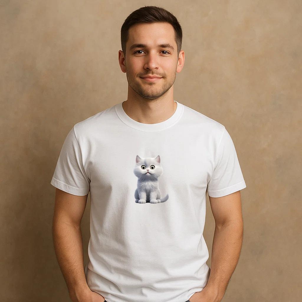Cat Cheerful Classic T-Shirt