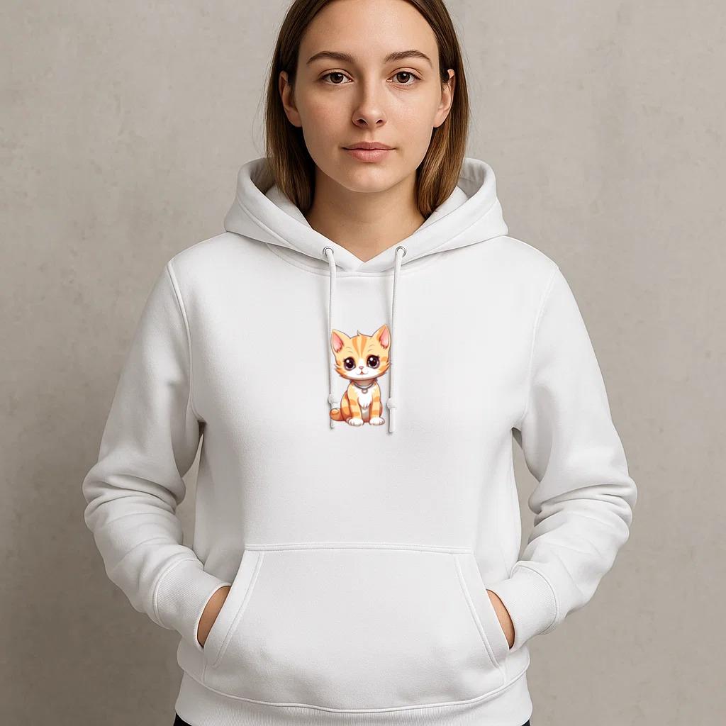 Cat Delightful Abstract Hoodie