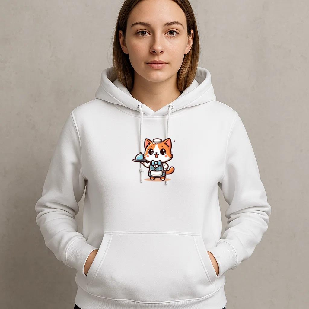 Cat Elegant Bold Hoodie