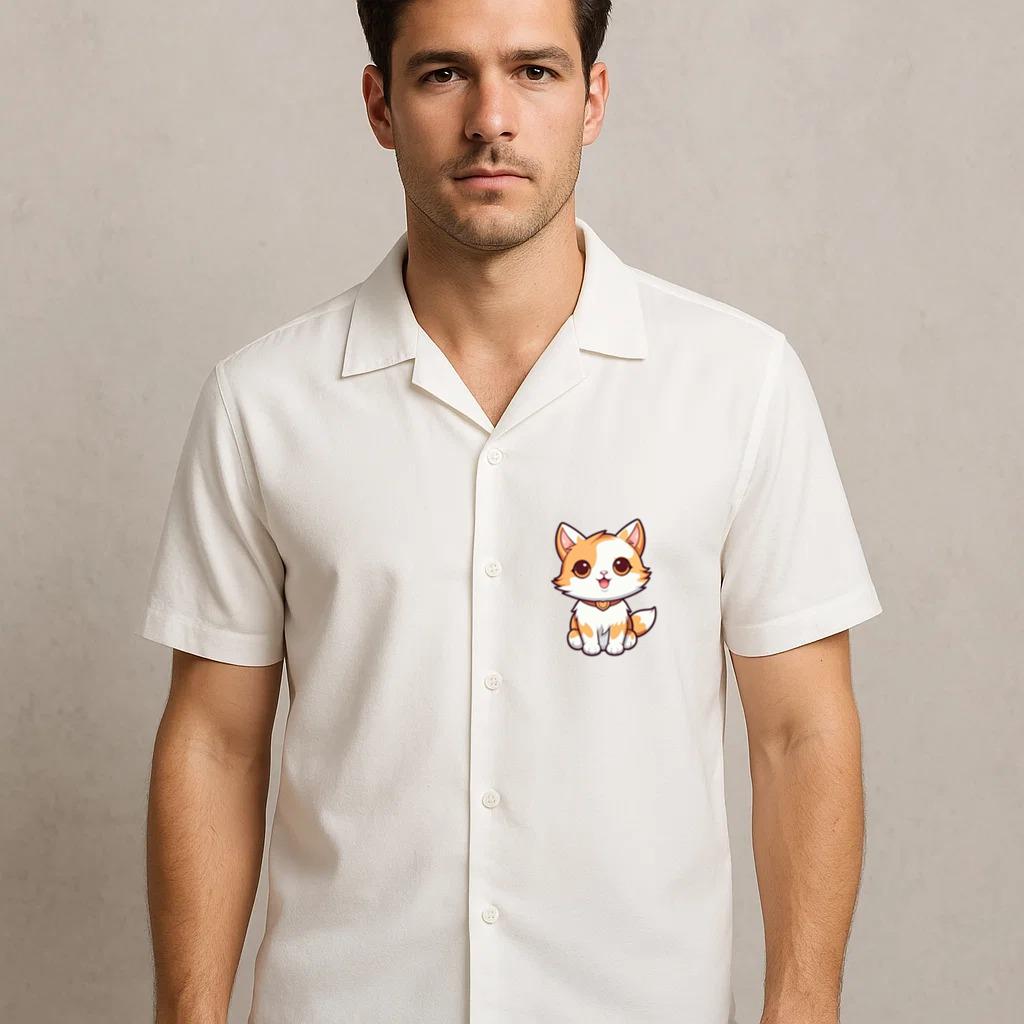 Cat Pleasant Playful Hawaiian Shirt