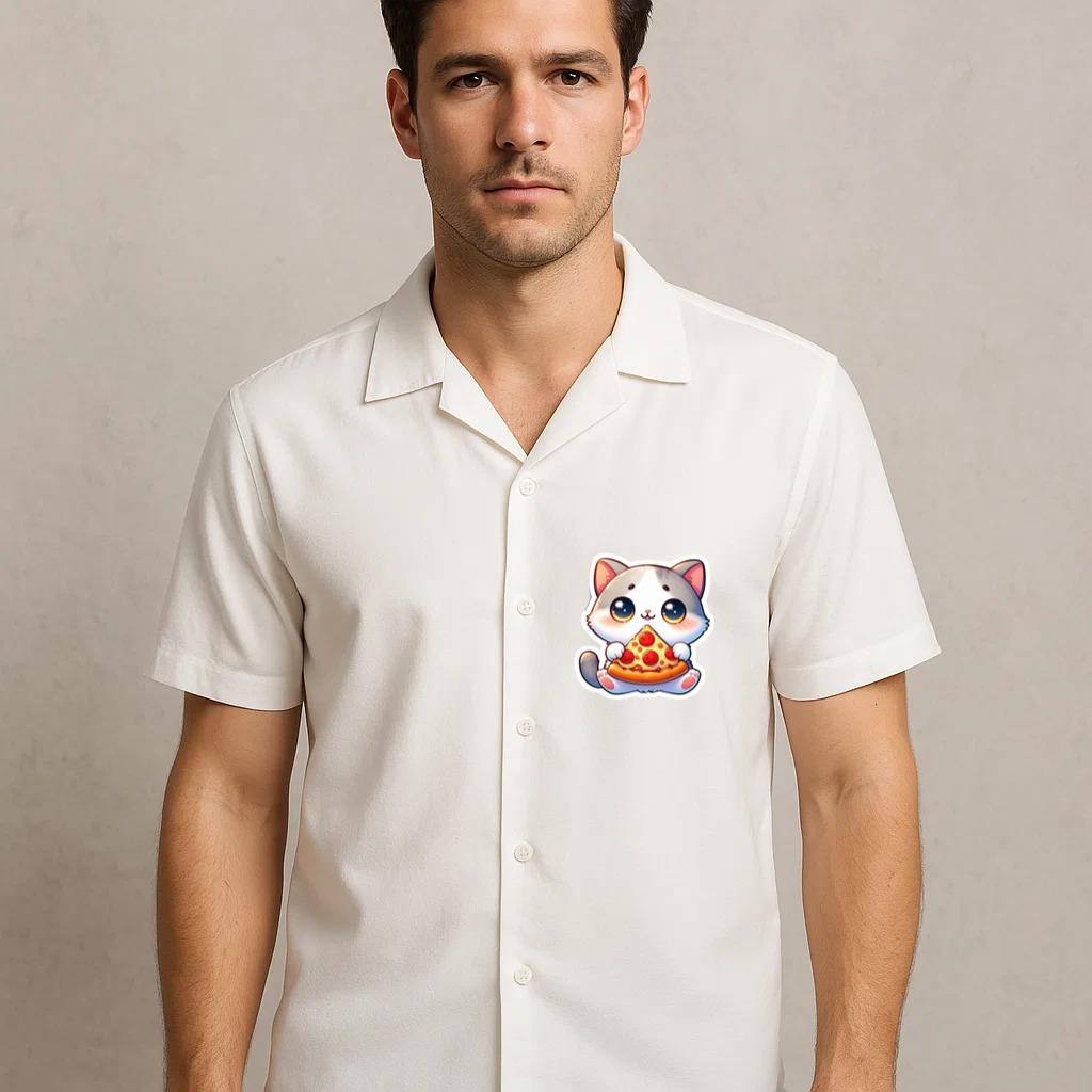 Cat Snuggly Classic Hawaiian Shirt