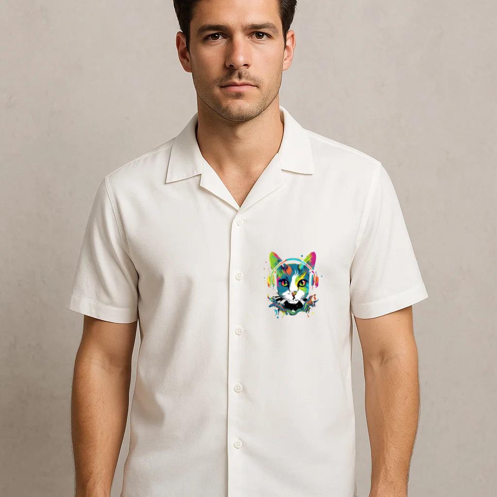 Cat Sweet Modern Hawaiian Shirt