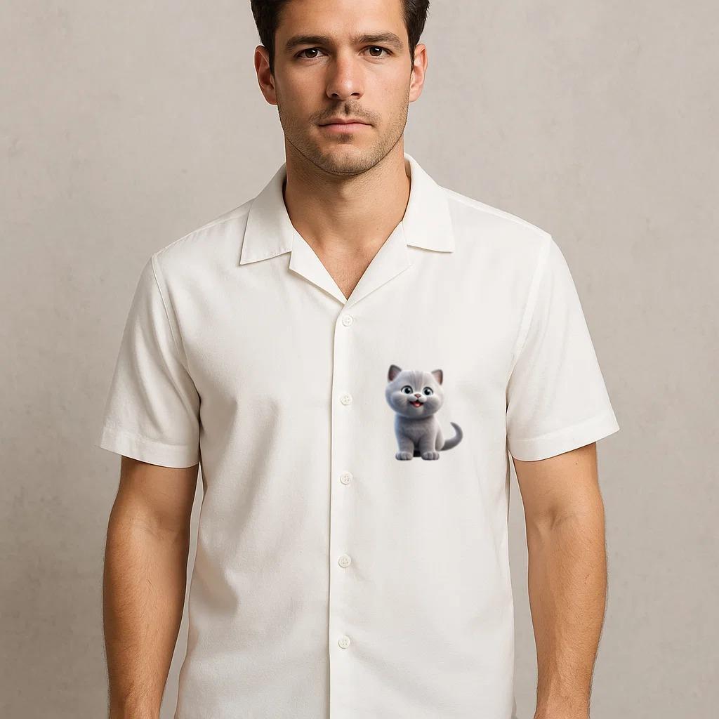 Cat Tender Modern Hawaiian Shirt