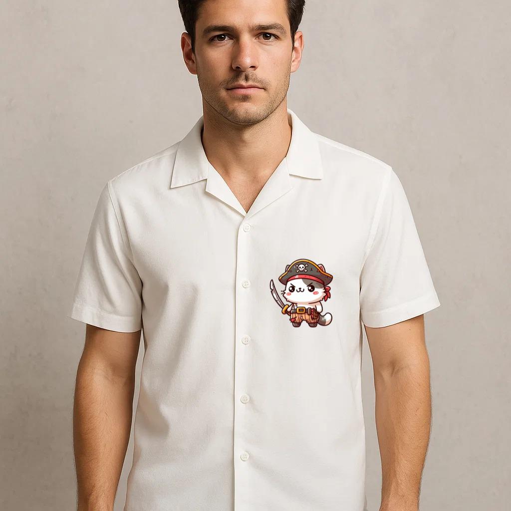 Cat Warm Line Hawaiian Shirt